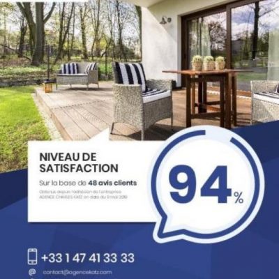 Katz Immobilier - Satisfaction client 94%